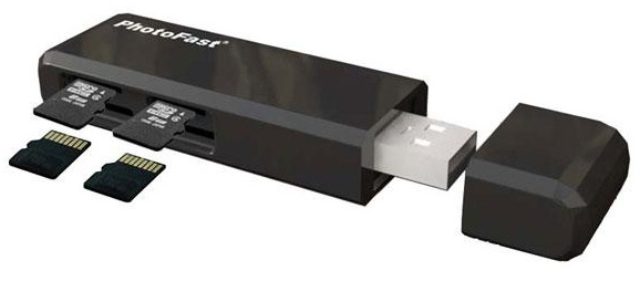 PhotoFast JBOD: USB-ридер для 4 карт microSD