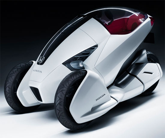 Honda 3R-C - концепт городского трёхколёсного автомобиля (5 фото)