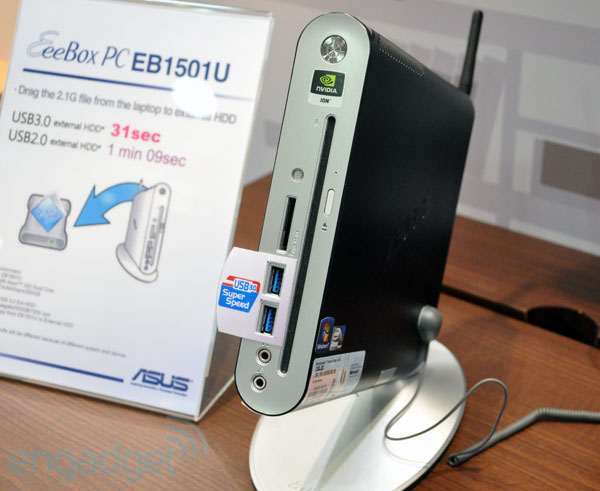ASUS EeeBox EB1501U - неттоп с чипсетом nVidia ION (8 фото)