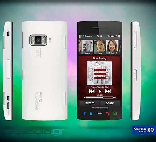 Концепт смартфона Nokia X9 на Symbian4