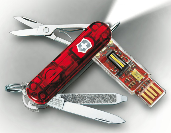 Victorinox Secure - нож с защищенной USB-флэшкой