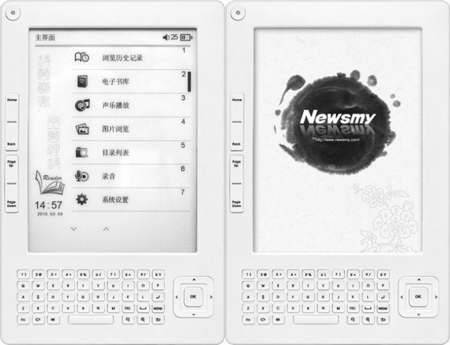 Newsmy 6202 — китайский ридер с батарейкой на 12 тысяч пролистываний