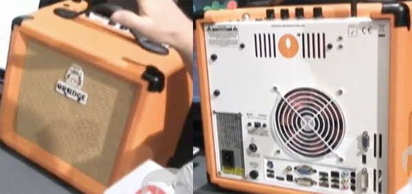 Компьютер в корпусе гитарного усилителя (фото + видео)