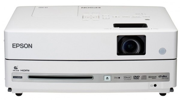 Epson EB-W8D - проектор с встроенным DVD-плеером