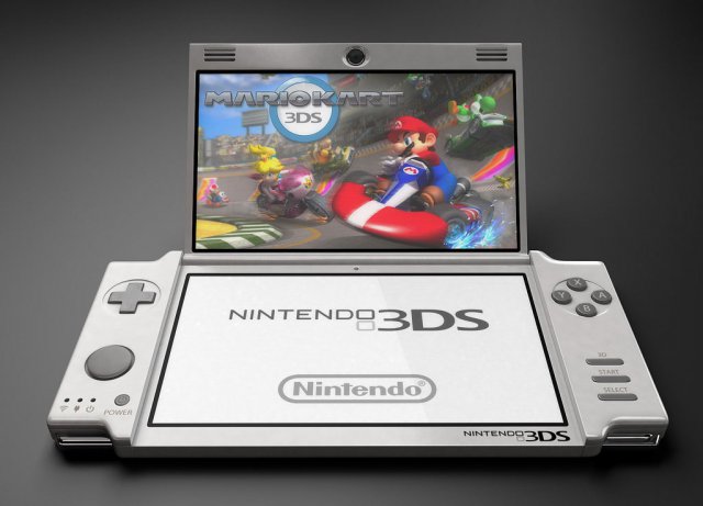 Nintendo 3D DS - концепт игровой консоли (3 фото)