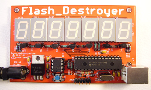 Flash Destroyer - прибор для уничтожения флэшек (видео)