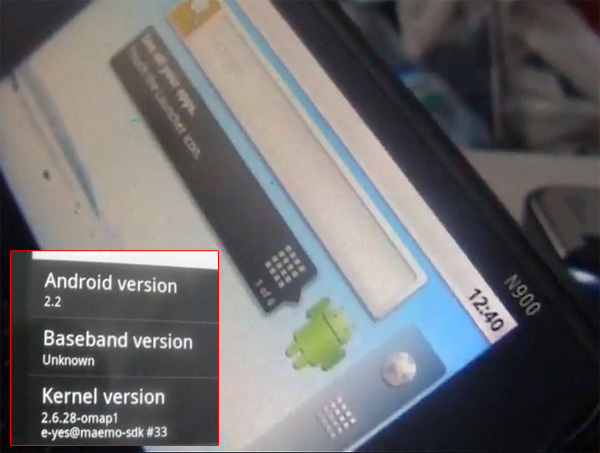 Android Froyo 2.2 портирован на Nokia N900 (видео)