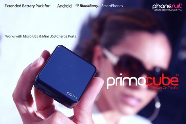 Primo Battery Cube - портативное зарядное устройство с портами mini и microUSB (8 фото)