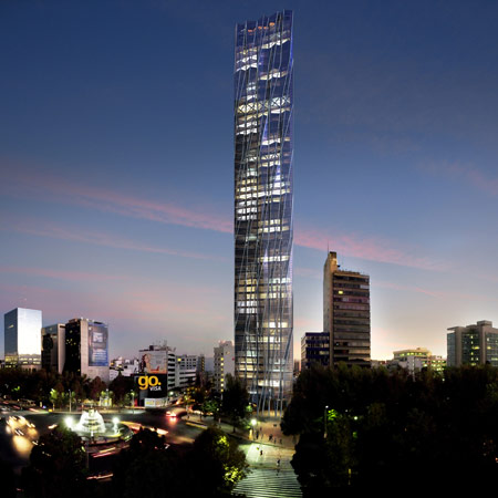 R432 - 52-этажный небоскреб в Мехико (12 фото)