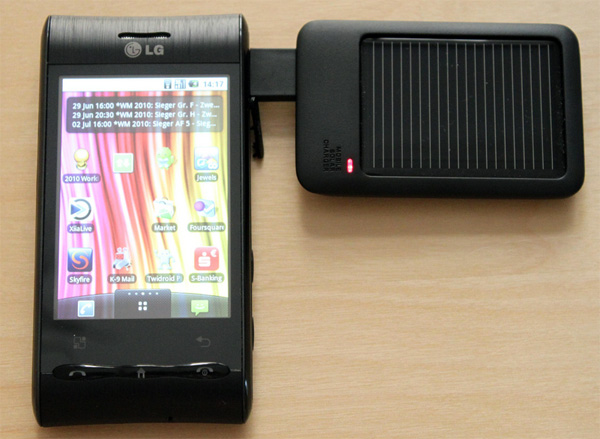 LG PSC-110 - зарядное устройство на солнечных батареях (5 фото)