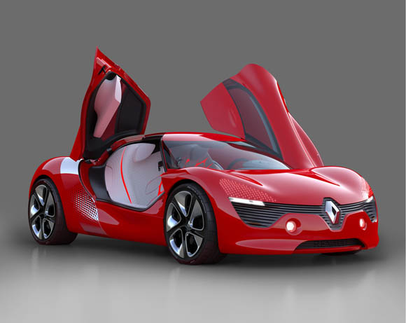 Renault DeZir - концепт спортивного электромобиля (9 фото)