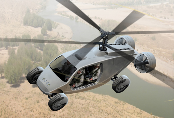 концептуальный автомобиль-вертолет - AVX (2 фото)