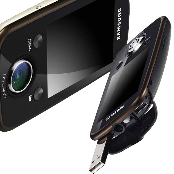 Samsung HMX-E10 - камкордер похожий на телефон