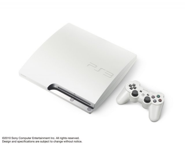 Белая PlayStation 3 Slim с увеличенным объёмом жесткого диска (10 фото)