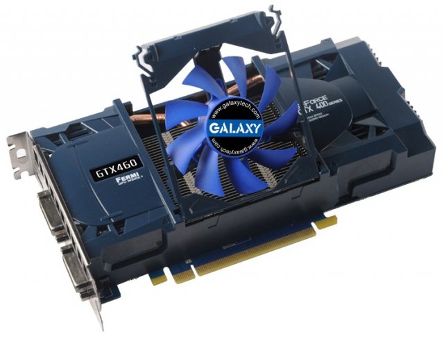 Galaxy GeForce GTX 460 - видеокарта со съёмным кулером