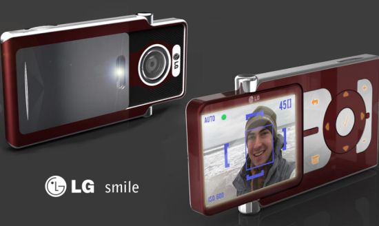 LG Smile - концепт раскладного камерафона (3 фото)