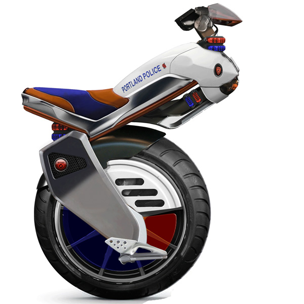 Ryno - рабочий прототип одноколёсного мотоцикла (видео)