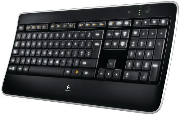 Logitech Wireless Illuminated Keyboard - клавиатура с интеллектуальной подсветкой