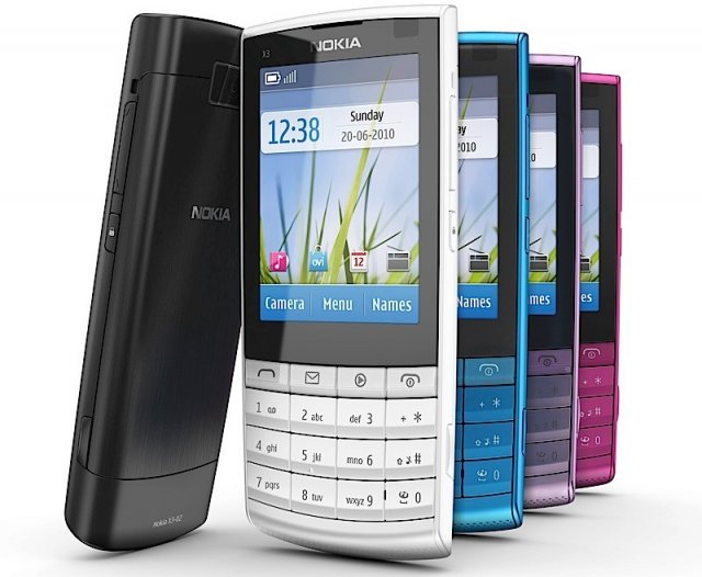 Nokia X3-02 - смартфон S40 серии с сенсорным экраном (5 фото + 2 видео)
