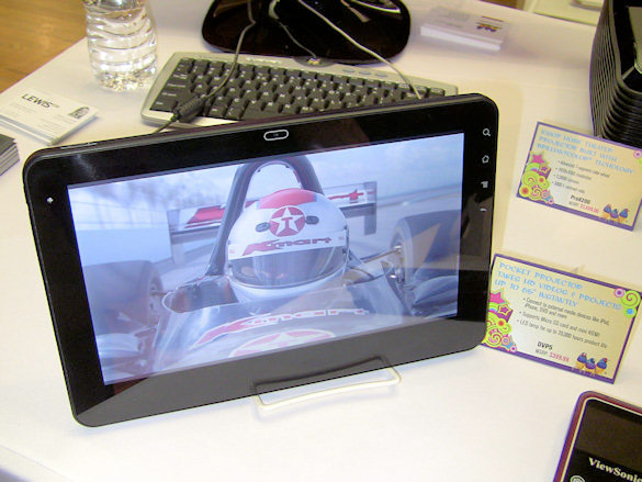 ViewSonic G Tablet - планшетный ПК с чипом nVidia Tegra 2 (видео)