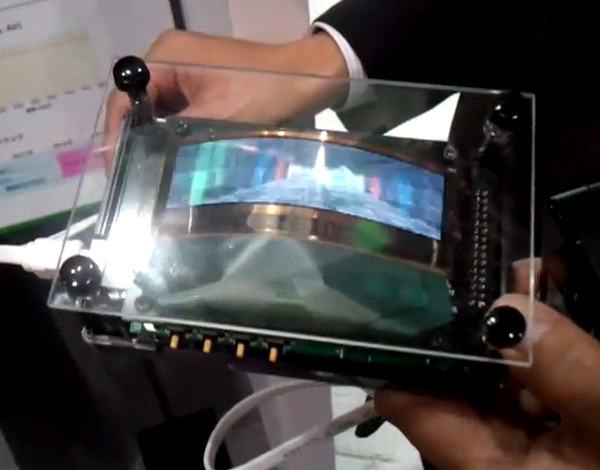 Гибкий OLED-дисплей от компании TDK (видео)
