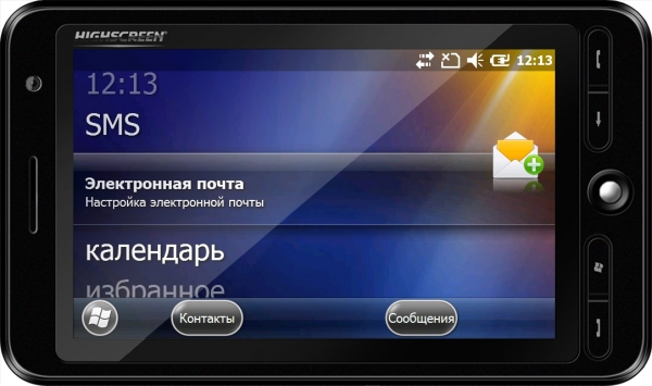 Российский 5'' планшетный ПК на базе WindowsMobile 6.5.3 (4 фото)