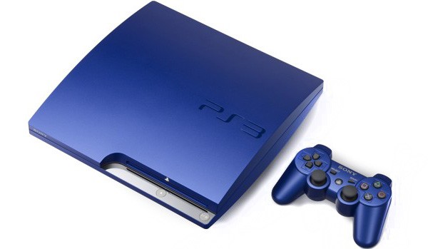 PlayStation 3 синего цвета (4 фото)
