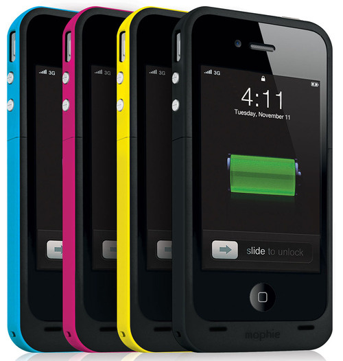Mophie Juice Pack Plus - чехол с аккумулятором для iPhone 4 (6 фото)
