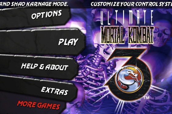 Ultimate Mortal Kombat 3: finish him [App Store]