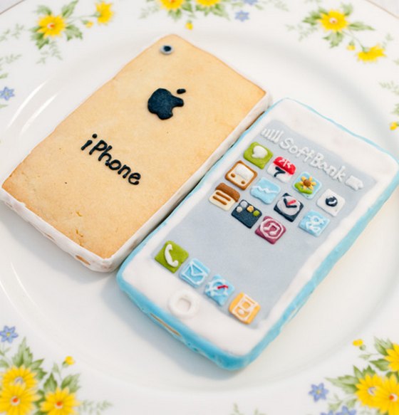 Японские iPhone-печеньки (9 фото)