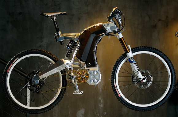 Гибридный электрический велосипед М55 (5 фото)