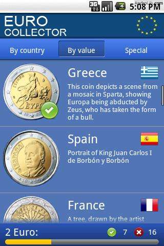 Euro Collector 2.1 - Коллекционирование евро монет