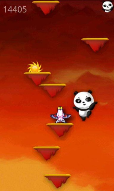 Jumping Panda v1.0.1 - Вам надо контролировать панду в воздухе
