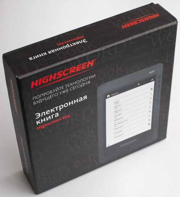 Highscreen 605 - обзор электронной книги