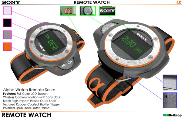 Sony Remote Watch - часы-пульт для фирменной зеркалки (12 фото)