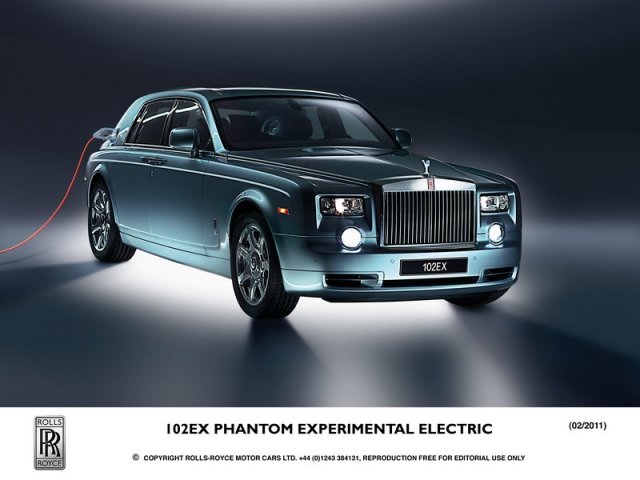 102EX Phantom - электрический концепт-кар от Rolls Royce (6 фото+видео)