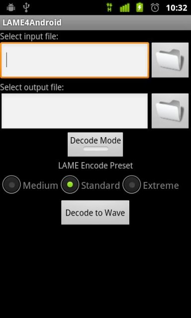 Lame4Android 0.04 beta - Конвертирует Wave в Mp3