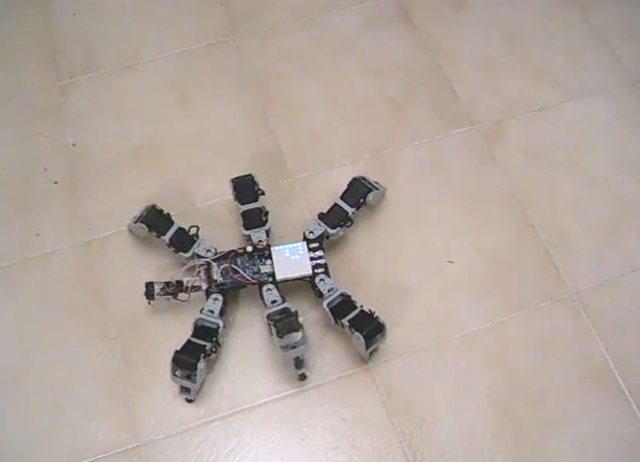 Робот SAMSA II (2 видео)