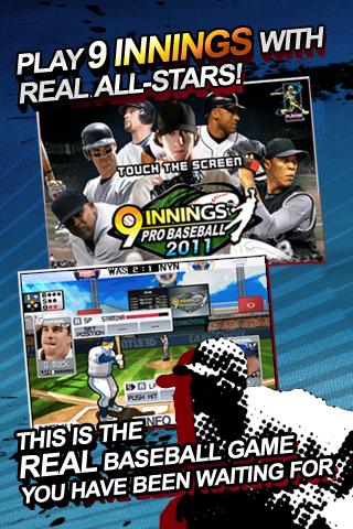 9 Innings: Pro Baseball 2011 1.0.0 - Анимационный симулятор бейсбола
