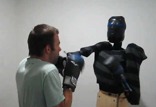 Робот-боксер (видео)