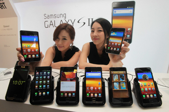 Старторвали продажи Samsung Galaxy S II в 120 странах мира