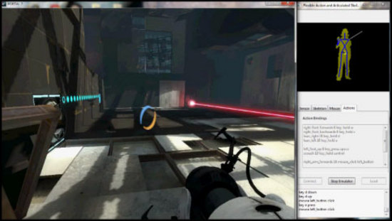 Kinect и Portal 2 (видео)
