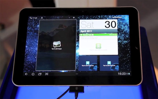 Реальный Samsung Galaxy Tab 8,9 в руках (видео)