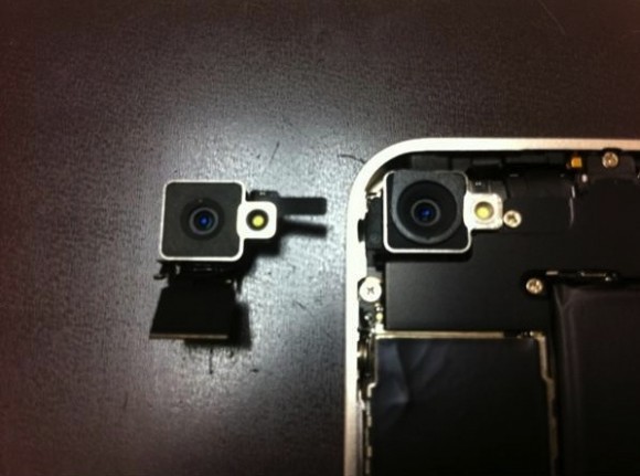 Камера нового типа в белом iPhone 4