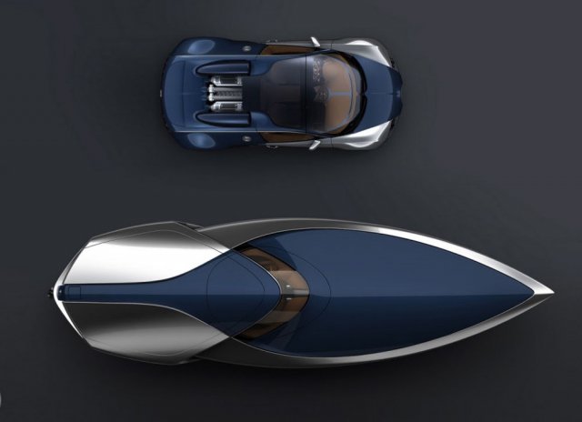 Концептуальная супер яхта от Bugatti (8 фото)