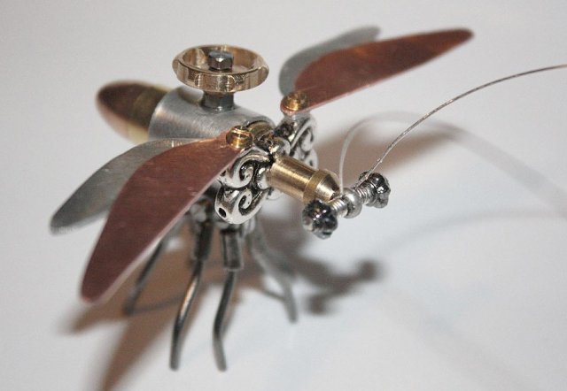 Стимпанк жуки от Tom Hardwidge (12 фото + видео)