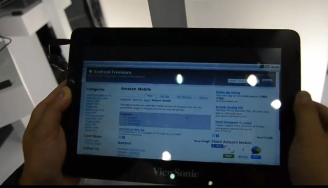 Планшет ViewPad 10Pro с двумя ОС от ViewSonic (видео)