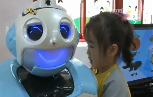 Корейский робот-учитель (видео)