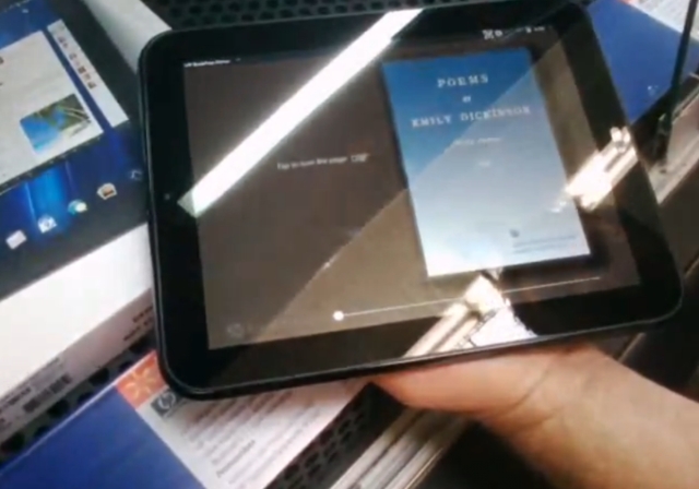 Небольшой видеообзор HP TouchPad (видео)