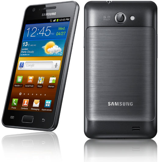 Смартфон Samsung Galaxy R засветился на видео